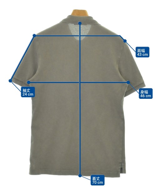 Drumohr（ドルモア）ポロシャツ グレー サイズ:XS メンズ/2200718695057