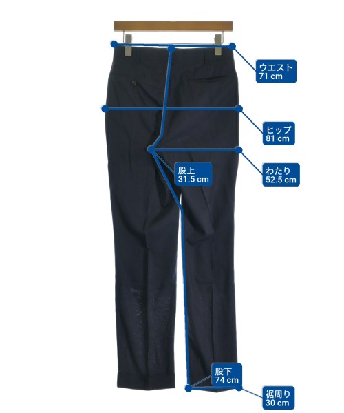 Takizawa Shigeru（タキザワシゲル）ビジネス 紺 サイズ:42(XS位)/73(S位) メンズ/2200670387069