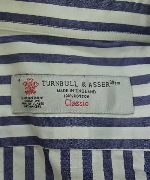 Turnbull&Asser（ターンブルアンドアッサー）カジュアルシャツ 紺 サイズ:38(S位) メンズ/2200637491105