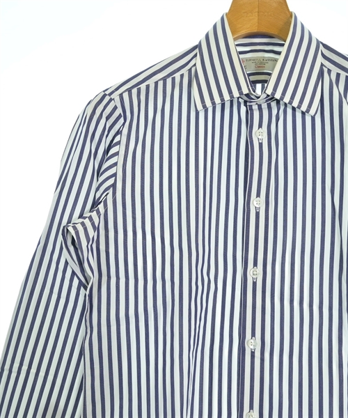 Turnbull&Asser（ターンブルアンドアッサー）カジュアルシャツ 紺 サイズ:38(S位) メンズ/2200637491105