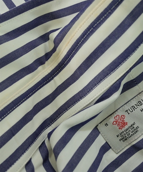 Turnbull&Asser（ターンブルアンドアッサー）カジュアルシャツ 紺 サイズ:38(S位) メンズ/2200637491105