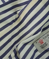 Turnbull&Asser（ターンブルアンドアッサー）カジュアルシャツ 紺 サイズ:38(S位) メンズ/2200637491105