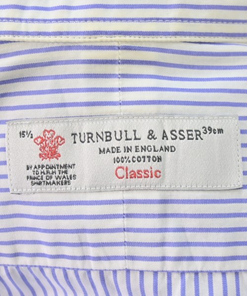 Turnbull&Asser（ターンブルアンドアッサー）カジュアルシャツ 青 サイズ:39(M位) メンズ/2200680473028