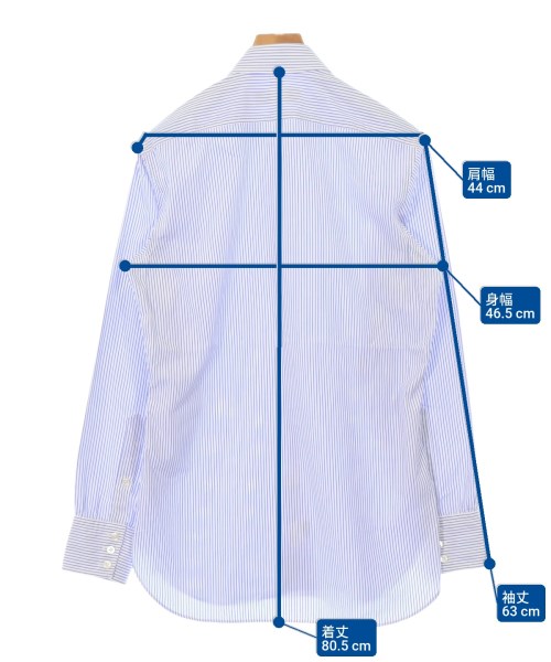 Turnbull&Asser（ターンブルアンドアッサー）カジュアルシャツ 青 サイズ:39(M位) メンズ/2200680473028