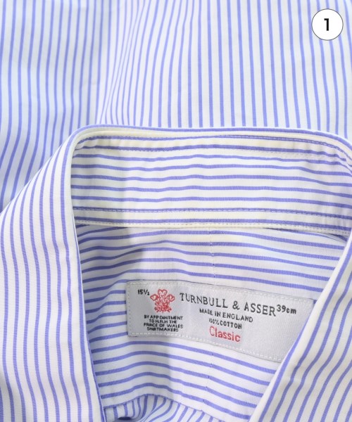 Turnbull&Asser（ターンブルアンドアッサー）カジュアルシャツ 青 サイズ:39(M位) メンズ/2200680473028