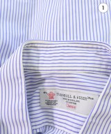 Turnbull&Asser（ターンブルアンドアッサー）カジュアルシャツ 青 サイズ:39(M位) メンズ/2200680473028