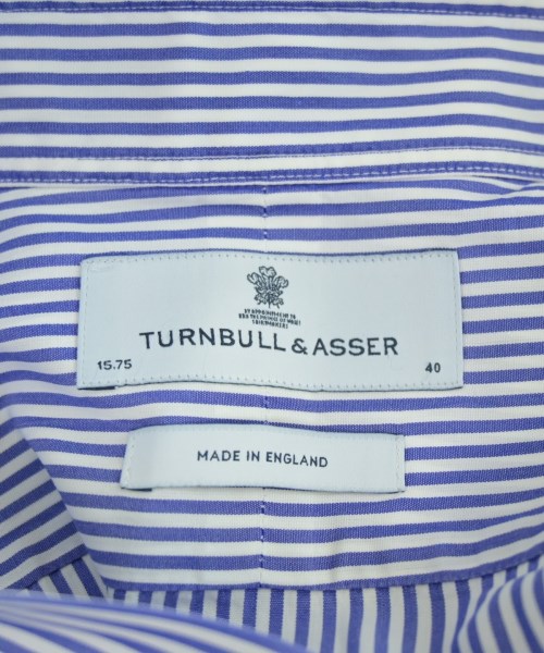 Turnbull&Asser（ターンブルアンドアッサー）ドレスシャツ 青 サイズ:40(L位) メンズ/2200719463068