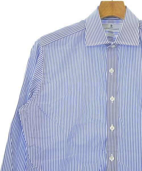 Turnbull&Asser（ターンブルアンドアッサー）ドレスシャツ 青 サイズ:40(L位) メンズ/2200719463068