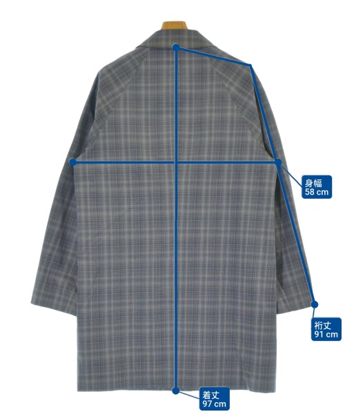 Turnbull&Asser（ターンブルアンドアッサー）ステンカラーコート グレー サイズ:40(M位) メンズ/2200682761031