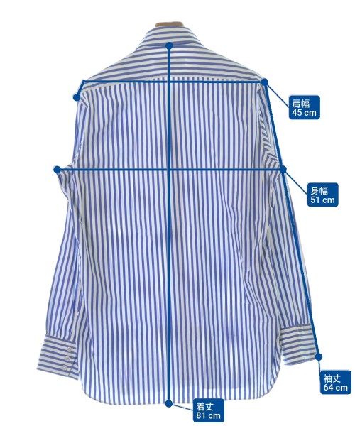 Turnbull&Asser（ターンブルアンドアッサー）カジュアルシャツ 青 サイズ:15 1/4(L位) メンズ/2200680658203