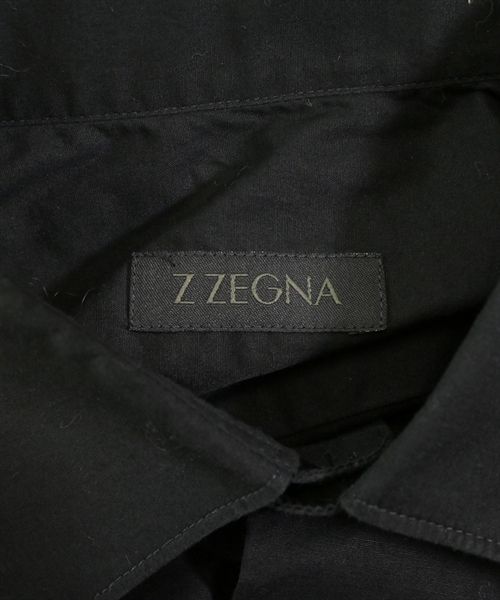 Z Zegna（ジーゼニア）カジュアルシャツ 黒 サイズ:S メンズ/2200610355806