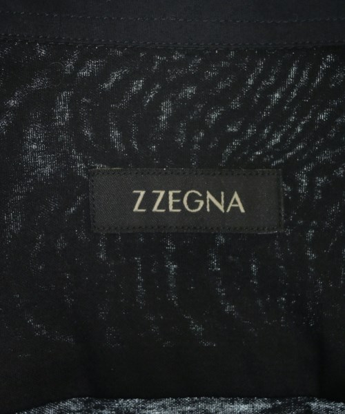 Z Zegna（ジーゼニア）カジュアルシャツ 黒 サイズ:S メンズ/2200615844053