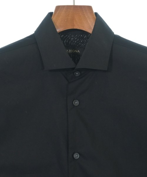 Z Zegna（ジーゼニア）カジュアルシャツ 黒 サイズ:S メンズ/2200615844053