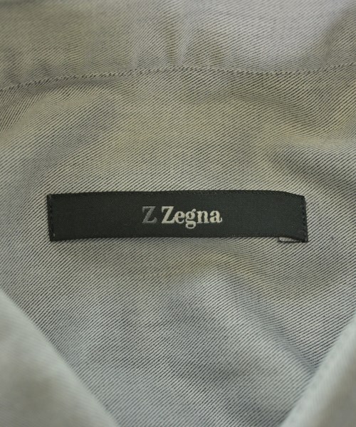 Z Zegna（ジーゼニア）ドレスシャツ グレー サイズ:S メンズ/2200675898027