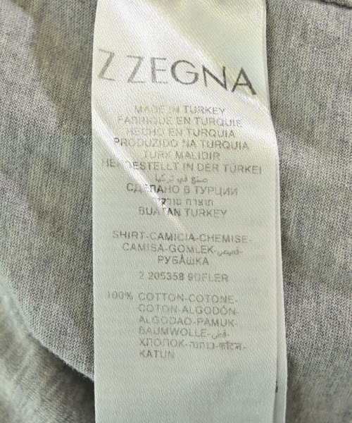 Z Zegna（ジーゼニア）カジュアルシャツ グレー サイズ:M メンズ/2200703646057