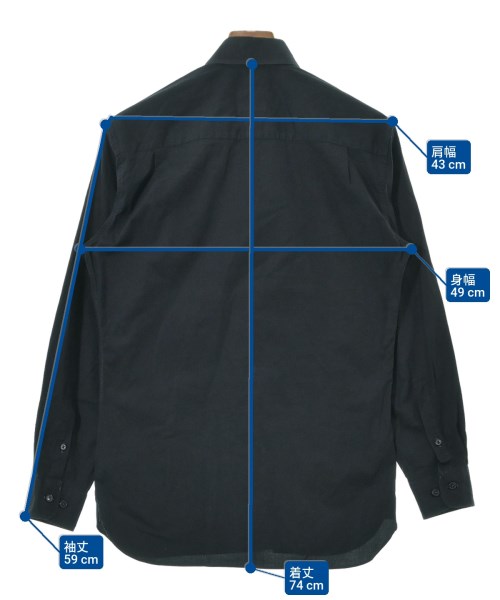 Z Zegna（ジーゼニア）カジュアルシャツ 紺 サイズ:38(S位) メンズ/2200666841100