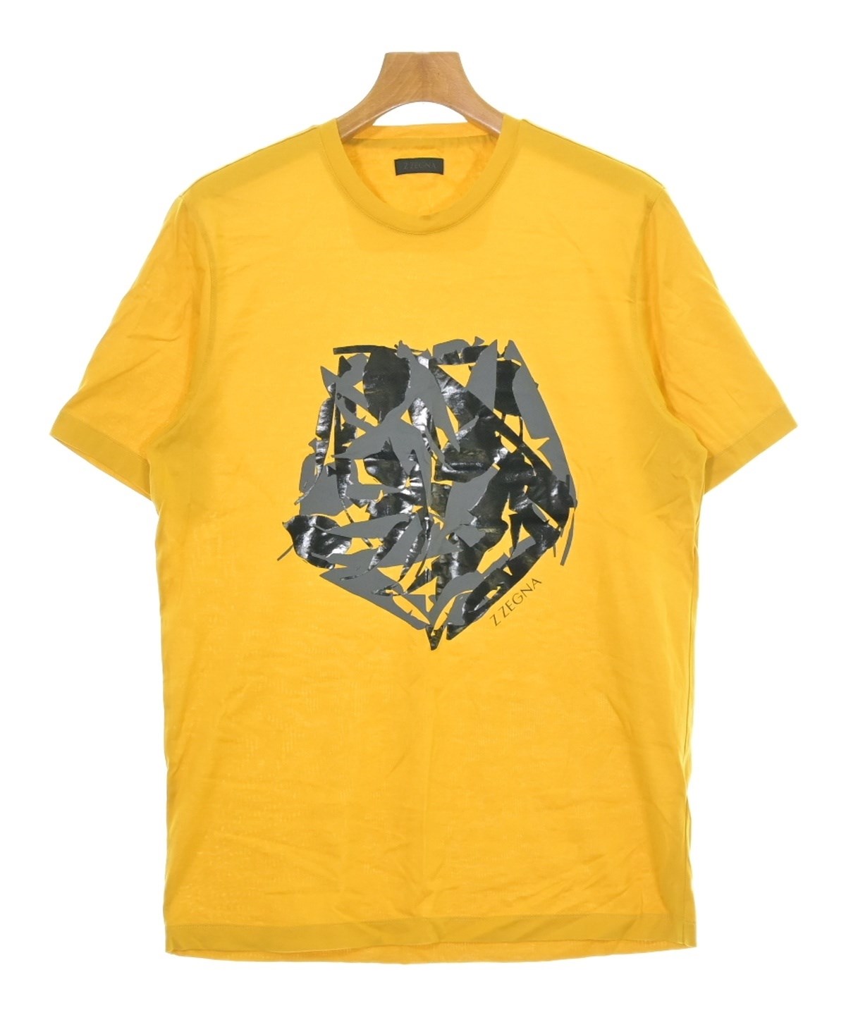 Z Zegna（ジーゼニア）Tシャツ・カットソー 黄 サイズ:M メンズ