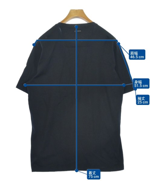Z Zegna（ジーゼニア）Tシャツ・カットソー 紺 サイズ:L メンズ/2200717963041