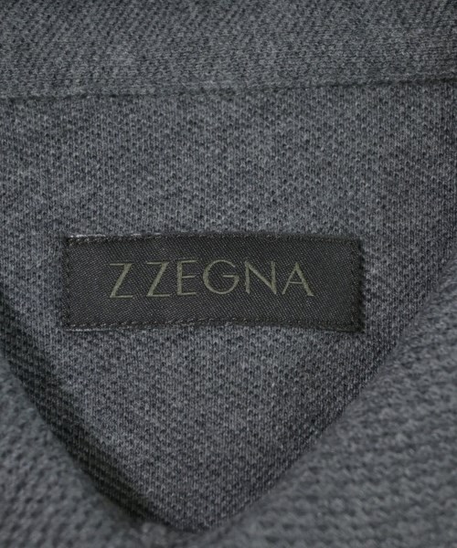 Z Zegna（ジーゼニア）ポロシャツ グレー サイズ:S メンズ/2200685564042