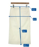 49AV JUNKO SHIMADA（４９アベニュジュンコシマダ）ロング・マキシ丈スカート 白 サイズ:38(S位) レディース/2200631842033