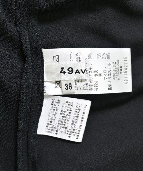 49AV JUNKO SHIMADA（４９アベニュジュンコシマダ）ブラウス 黒 サイズ:38(S位) レディース/2200631842156