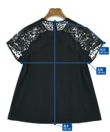 49AV JUNKO SHIMADA（４９アベニュジュンコシマダ）ブラウス 黒 サイズ:38(S位) レディース/2200631842156