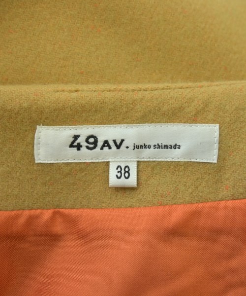 49AV JUNKO SHIMADA（４９アベニュジュンコシマダ）ひざ丈スカート ベージュ サイズ:38(S位) レディース/2200630234037