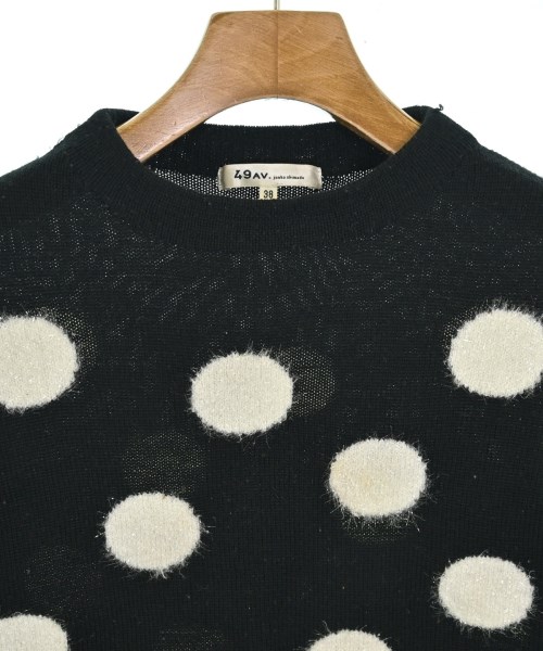49AV JUNKO SHIMADA（４９アベニュジュンコシマダ）ニット・セーター 黒 サイズ:38(S位) レディース/2200638589085