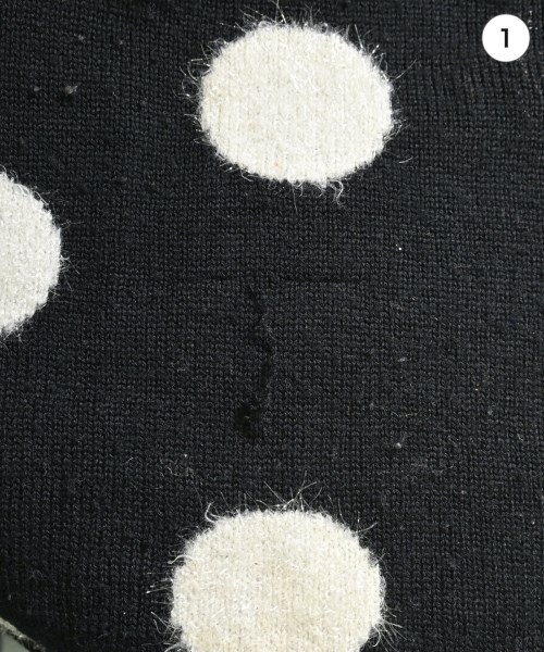 49AV JUNKO SHIMADA（４９アベニュジュンコシマダ）ニット・セーター 黒 サイズ:38(S位) レディース/2200638589085