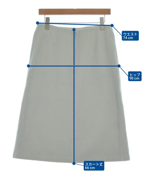 49AV JUNKO SHIMADA（４９アベニュジュンコシマダ）ひざ丈スカート 緑 サイズ:40(M位) レディース/2200620298025