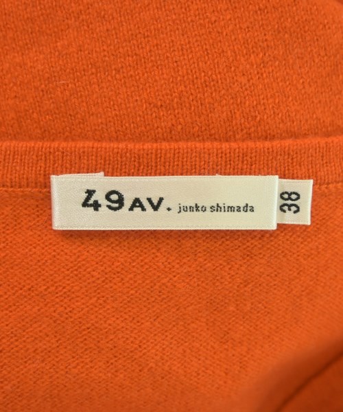 49AV JUNKO SHIMADA（４９アベニュジュンコシマダ）ニット・セーター オレンジ サイズ:38(S位) レディース/2200616873151