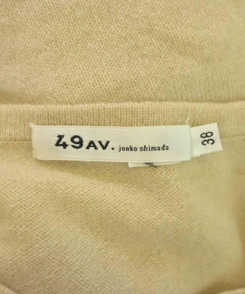 49AV JUNKO SHIMADA（４９アベニュジュンコシマダ）カーディガン ベージュ サイズ:38(S位) レディース/2200616873175