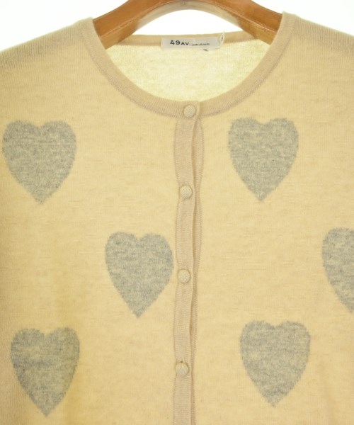 49AV JUNKO SHIMADA（４９アベニュジュンコシマダ）カーディガン ベージュ サイズ:38(S位) レディース/2200616873175
