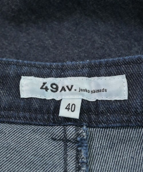 49AV JUNKO SHIMADA（４９アベニュジュンコシマダ）デニムパンツ 紺 サイズ:40(M位) レディース/2200609169018