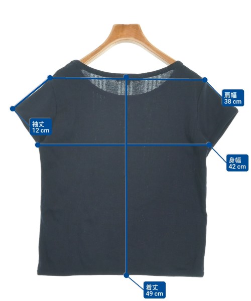 49AV JUNKO SHIMADA（４９アベニュジュンコシマダ）Tシャツ・カットソー 紺 サイズ:40(M位) レディース/2200609169070