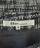 49AV JUNKO SHIMADA（４９アベニュジュンコシマダ）ひざ丈スカート グレー サイズ:38(S位) レディース/2200670877034