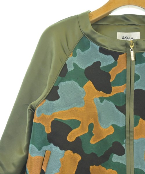 49AV JUNKO SHIMADA（４９アベニュジュンコシマダ）ブルゾン カーキ サイズ:38(S位) レディース/2200676300017