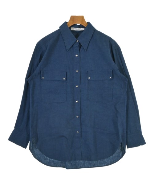 49AV JUNKO SHIMADA(フォーティナインアベニュージュンコシ)カジュアルシャツ 紺 サイズ:38(S位)/2200673861023