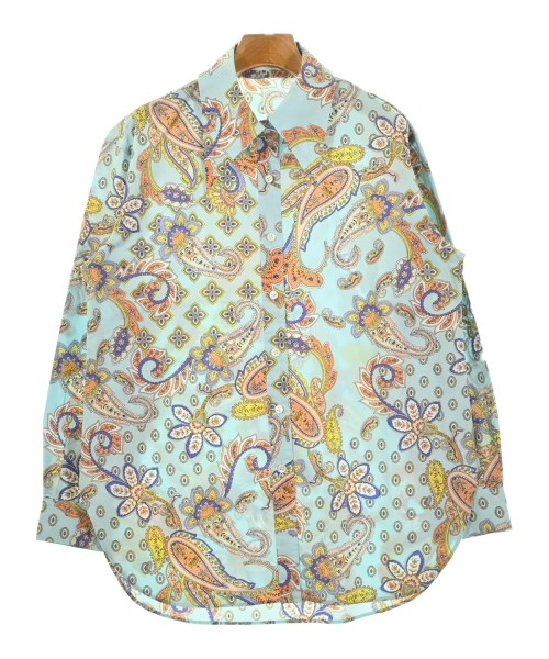 49AV JUNKO SHIMADA(フォーティナインアベニュージュンコシ)カジュアルシャツ 青 サイズ:38(S位)/2200679890034