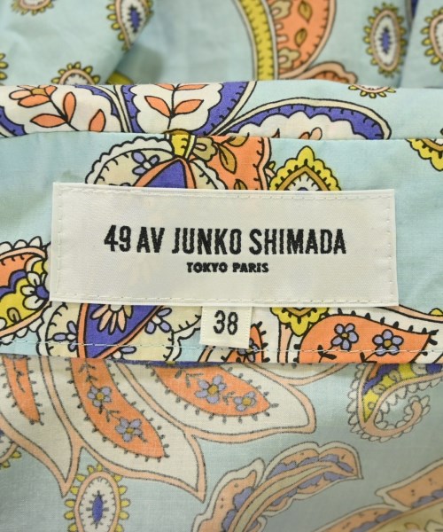 49AV JUNKO SHIMADA（４９アベニュジュンコシマダ）カジュアルシャツ 青 サイズ:38(S位) レディース/2200679890034