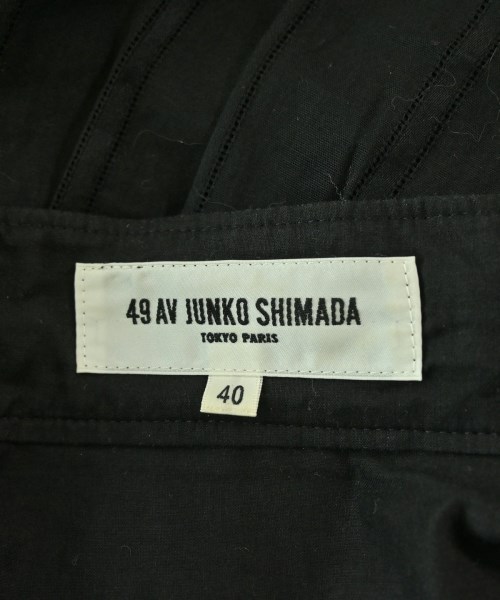 49AV JUNKO SHIMADA（４９アベニュジュンコシマダ）カジュアルシャツ 黒 サイズ:40(M位) レディース/2200693992035