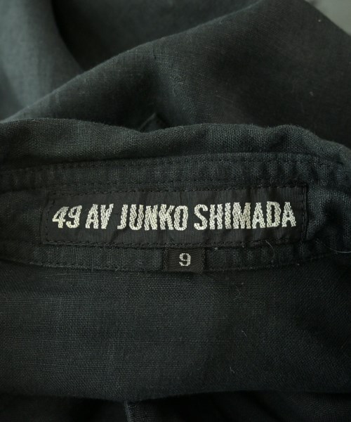 49AV JUNKO SHIMADA（４９アベニュジュンコシマダ）シャツワンピース 黒 サイズ:9(M位) レディース/2200690224016