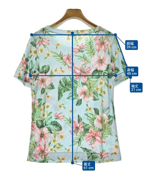 49AV JUNKO SHIMADA（４９アベニュジュンコシマダ）Tシャツ・カットソー 青 サイズ:40(M位) レディース/2200696623011