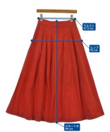 49AV JUNKO SHIMADA（４９アベニュジュンコシマダ）ロング・マキシ丈スカート 赤 サイズ:38(S位) レディース/2200656073047