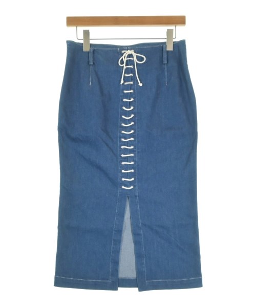 49AV JUNKO SHIMADA（４９アベニュジュンコシマダ）ロング・マキシ丈スカート 青 サイズ:40(M位) レディース/2200654354285