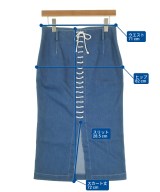 49AV JUNKO SHIMADA（４９アベニュジュンコシマダ）ロング・マキシ丈スカート 青 サイズ:40(M位) レディース/2200654354285