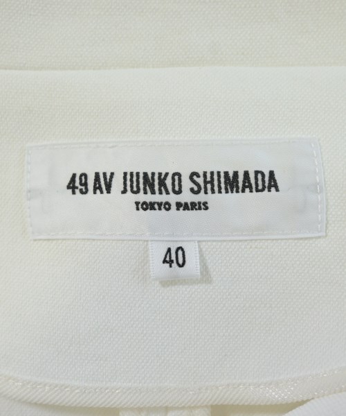 49AV JUNKO SHIMADA（４９アベニュジュンコシマダ）その他 白 サイズ:40(M位) レディース/2200710888112