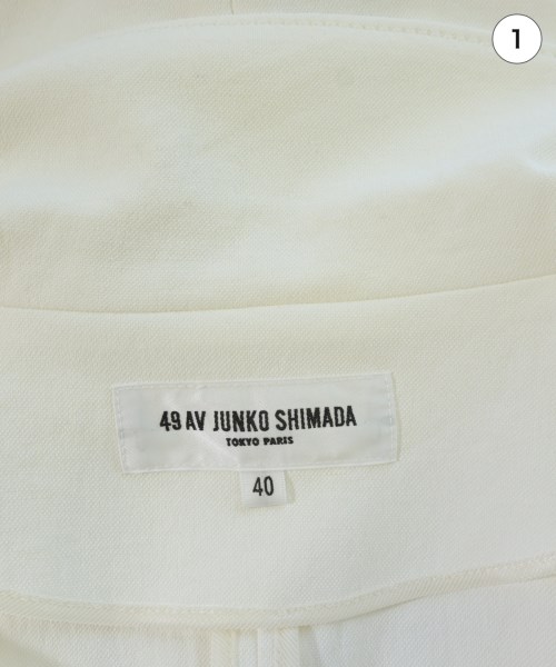 49AV JUNKO SHIMADA（４９アベニュジュンコシマダ）その他 白 サイズ:40(M位) レディース/2200710888112