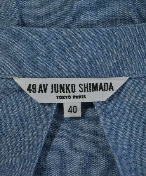 49AV JUNKO SHIMADA（４９アベニュジュンコシマダ）カジュアルシャツ 青 サイズ:40(L位) レディース/2200712357043