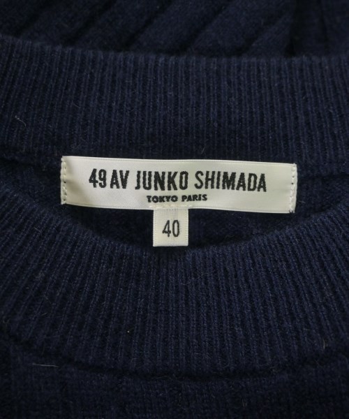 49AV JUNKO SHIMADA（４９アベニュジュンコシマダ）ニット・セーター 紺 サイズ:40(M位) レディース/2200630110010